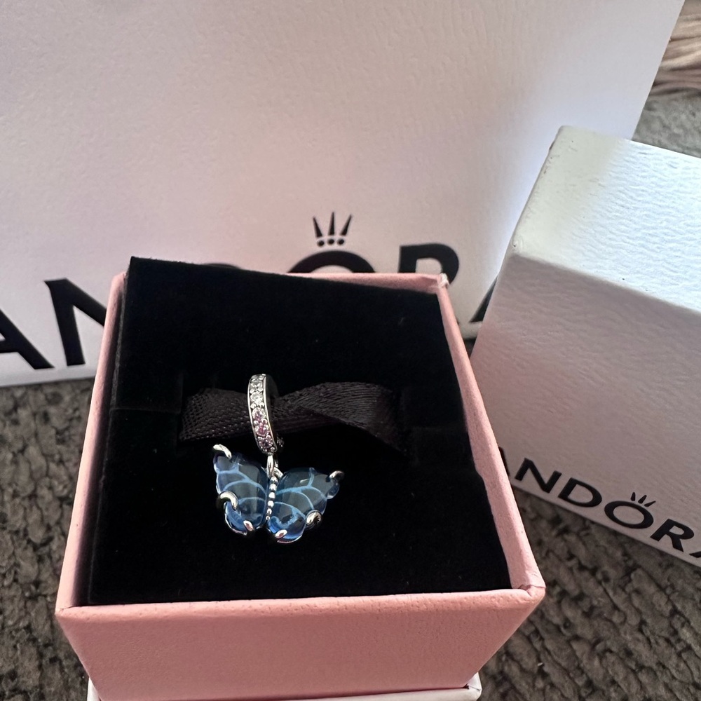 925 Blue Butterfly Charm 🦋
